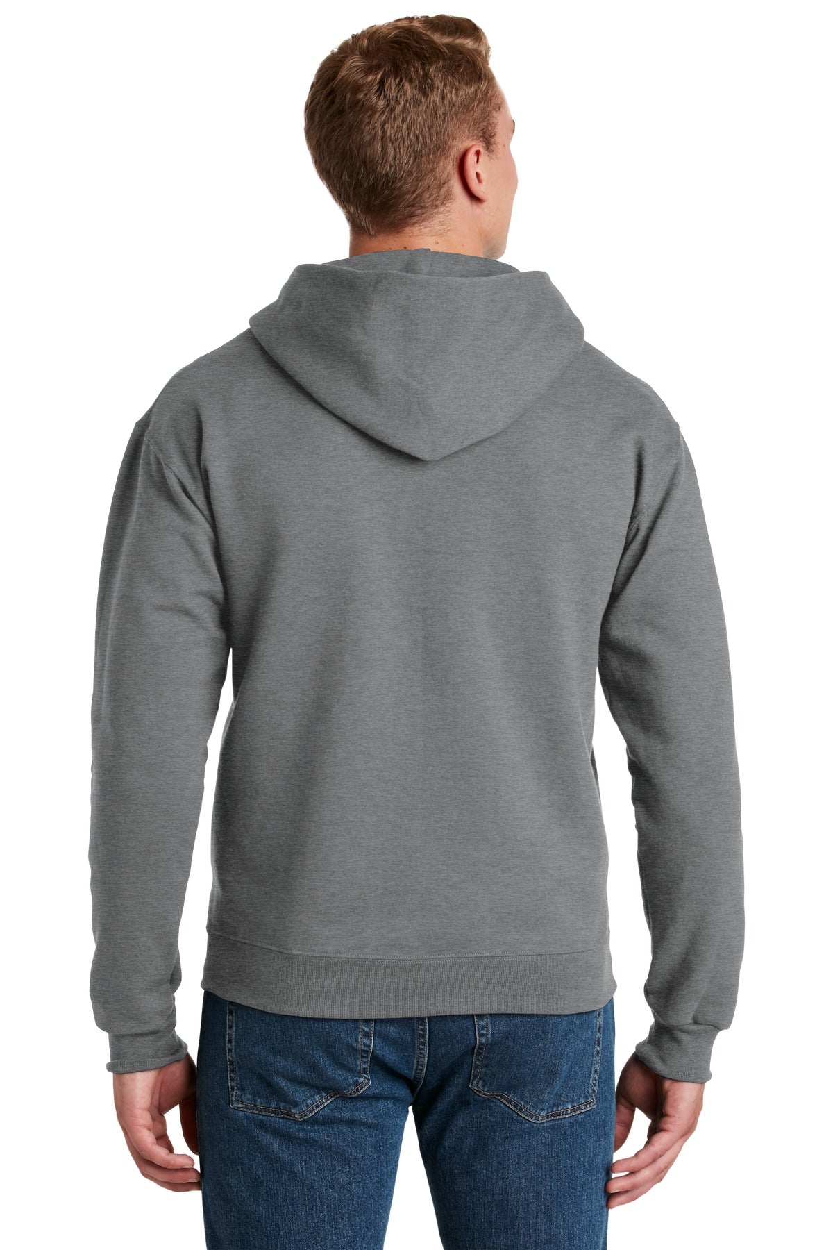 JERZEES Men's Super Sweats NuBlendÂ® Full-Zip Hooded Sweatshirt JERZEES
