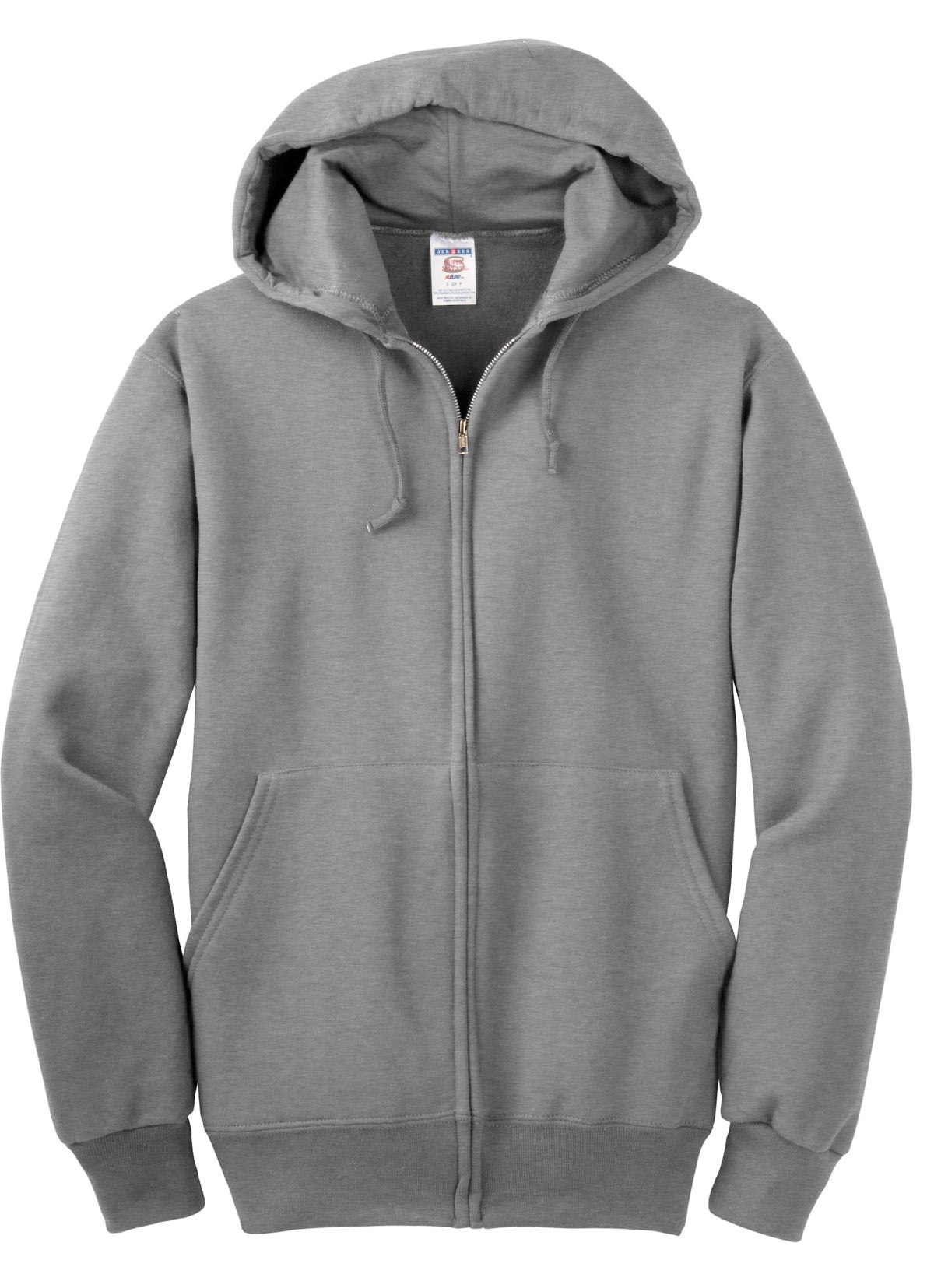 JERZEES Men's Super Sweats NuBlendÂ® Full-Zip Hooded Sweatshirt JERZEES