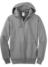 JERZEES Men's Super Sweats NuBlendÂ® Full-Zip Hooded Sweatshirt JERZEES