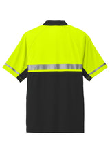 CornerStone Men's Select Lightweight Snag-Proof Enhanced Visibility Polo. CS423 CornerStone