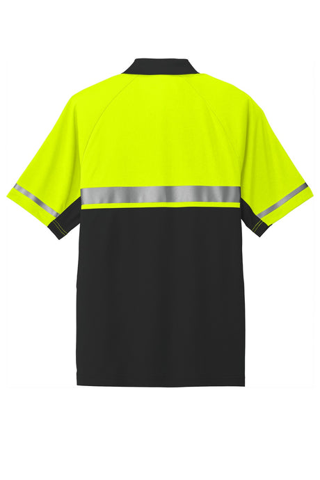 CornerStone Men's Select Lightweight Snag-Proof Enhanced Visibility Polo. CS423 CornerStone