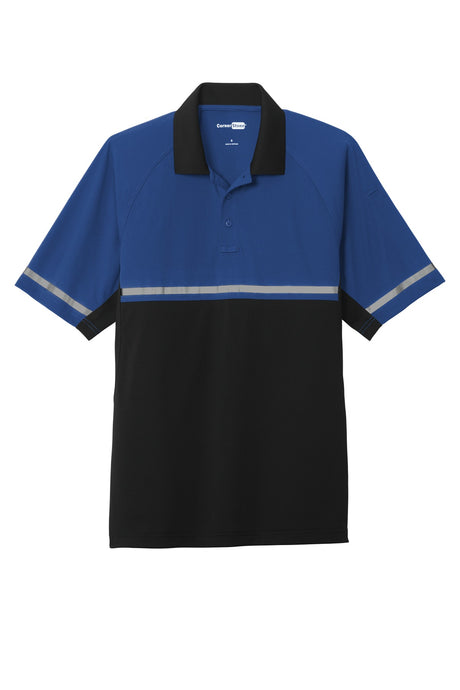 CornerStone Men's Select Lightweight Snag-Proof Enhanced Visibility Polo. CS423 CornerStone