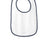 Rabbit Skins Infant Contrast Trim Terry Bib. RS1003 Rabbit Skins