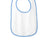 Rabbit Skins Infant Contrast Trim Terry Bib. RS1003 Rabbit Skins