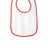 Rabbit Skins Infant Contrast Trim Terry Bib. RS1003 Rabbit Skins