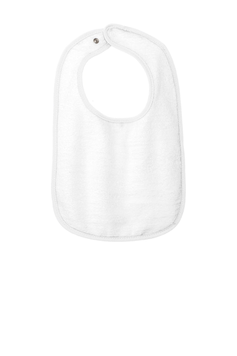 Rabbit Skins Infant Contrast Trim Terry Bib. RS1003