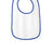 Rabbit Skins Infant Contrast Trim Terry Bib. RS1003 Rabbit Skins