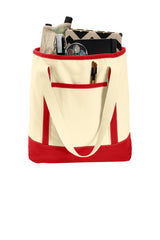 Port Authority    Large Cotton Canvas Tote-2
