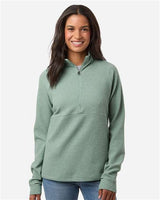 North End Women's Spirit Textured Quarter-Zip Pullover-3