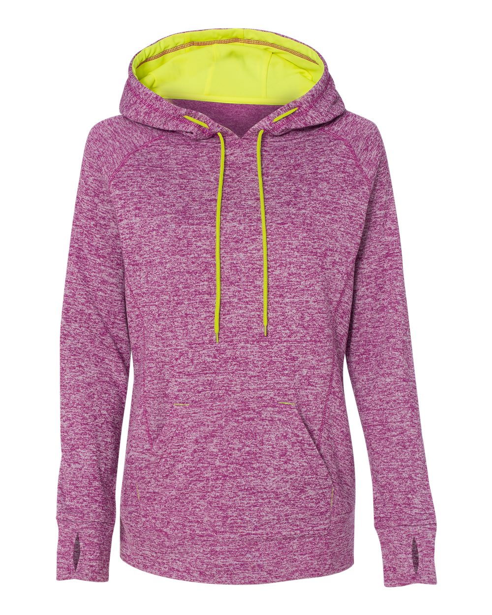 J. America Women's Cosmic Contrast Pop Hoodie 8616 Womens Apparel Sweatshirts & Fleece