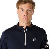 Asics Men's Icon Long Sleeve 1/2 Zip-4