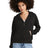 District Women's   Perfect Tri   Fleece 1/2-Zip Pullover DT1311
