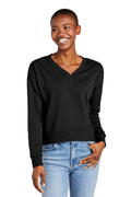 District Women's   Perfect Tri   Fleece V-Neck Sweatshirt DT1312