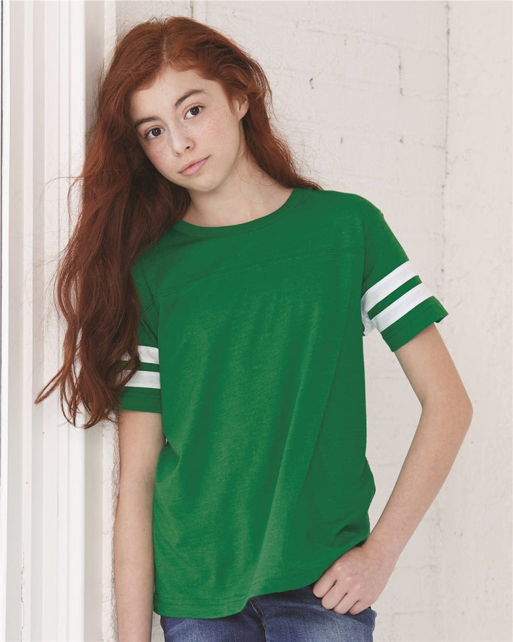 LAT Youth Football Fine Jersey Tee LAT