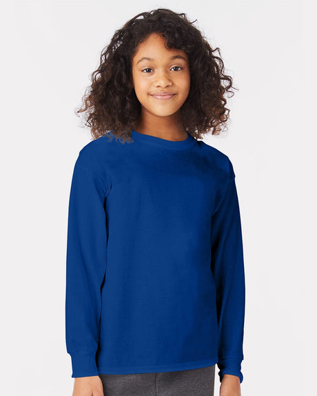Hanes Authentic Youth Long Sleeve T-Shirt Hanes