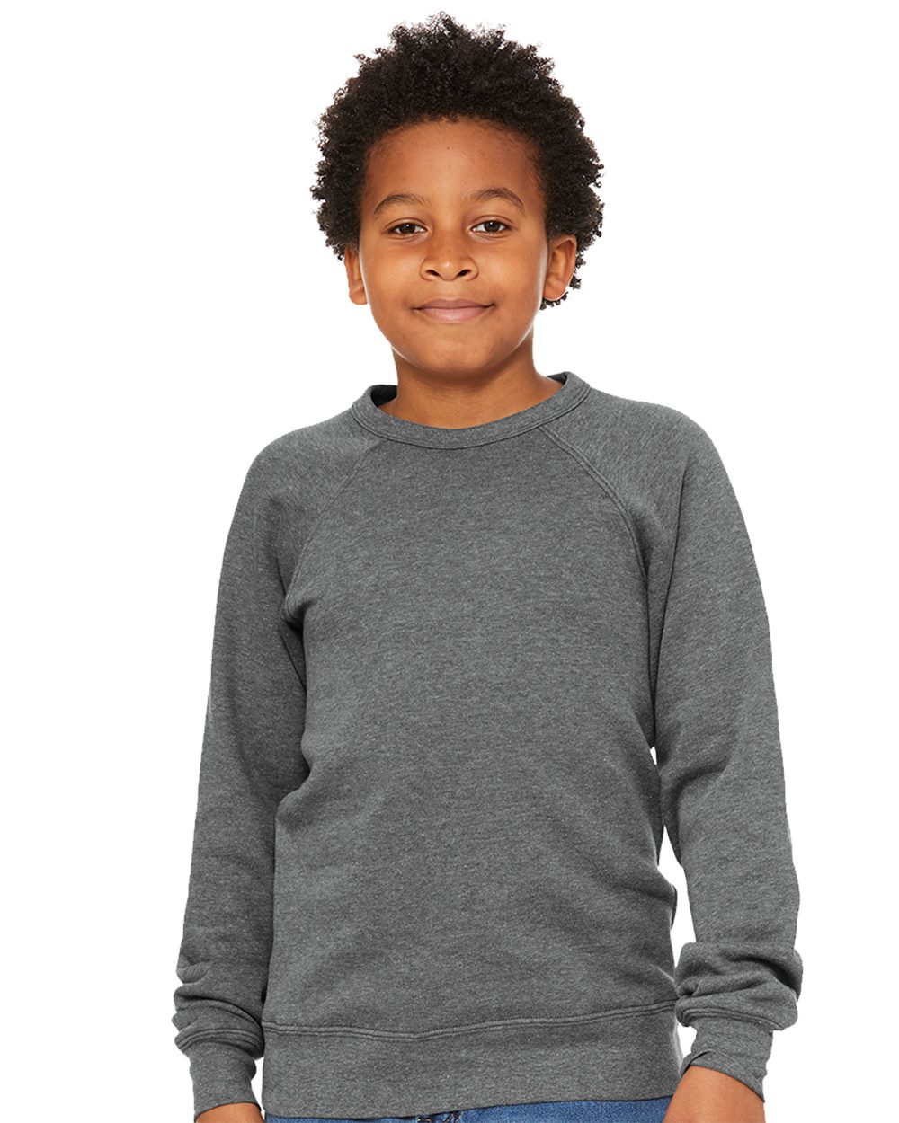 BELLA + CANVAS Youth Sponge Fleece Crewneck Sweatshirt