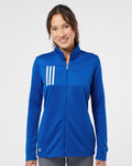 adidas Women's 3-Stripes Double Knit Full-Zip