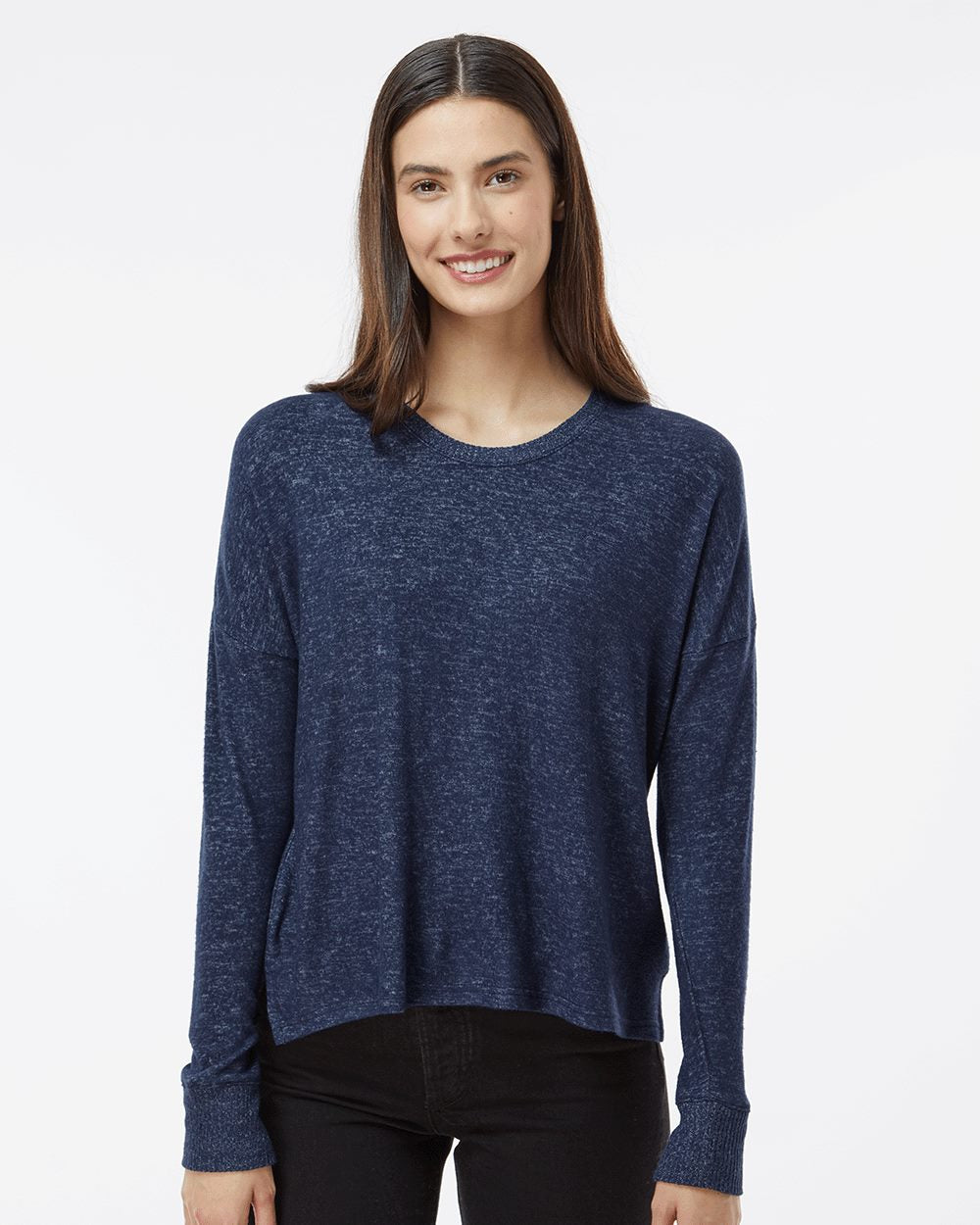 Boxercraft Women's Cuddle Fleece Boxy Crewneck Pullover Fleece