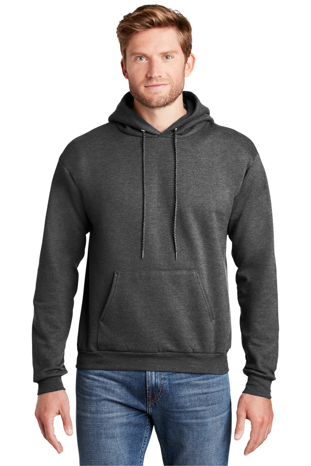 Hanes Men's EcoSmart Pullover Hooded Sweatshirt-1