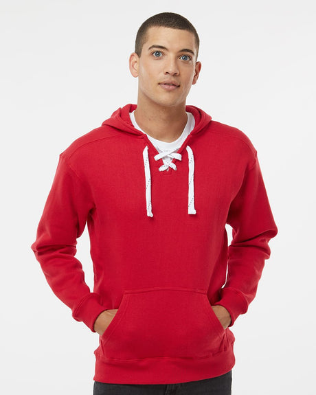 J. America Men's Sport Lace Hooded Sweatshirt Mens Apparel Sweatshirts & Fleece