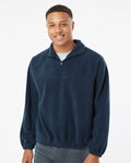 Burnside Polar Fleece Quarter-Zip Pullover Mens Apparel Sweatshirts & Fleece