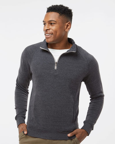 J. America Men's Triblend Quarter-Zip Sweatshirt