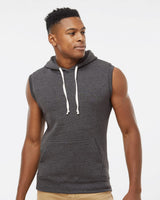 J. America Men's Triblend Sleeveless Hooded Sweatshirt 8097