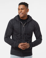 J. America Men's Vintage Zen Fleece Full-Zip Hooded Sweatshirt