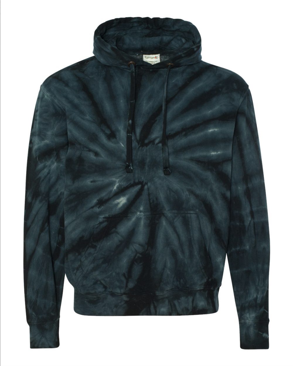 Dyenomite Men's Cyclone Hooded Tye-Dye Sweatshirt Dyenomite
