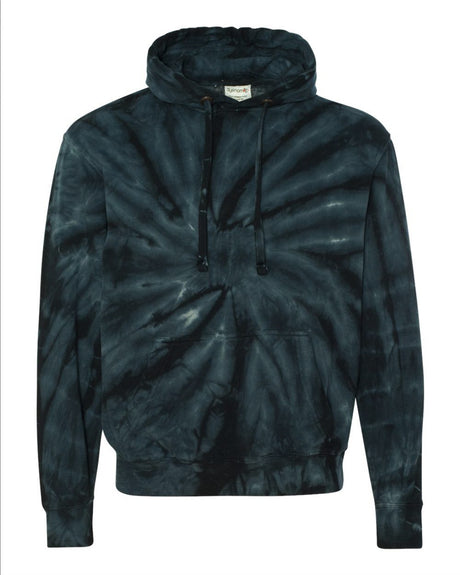 Dyenomite Men's Cyclone Hooded Tye-Dye Sweatshirt Dyenomite