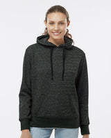 J. America Women's Glitter French Terry Hooded Sweatshirt J. America