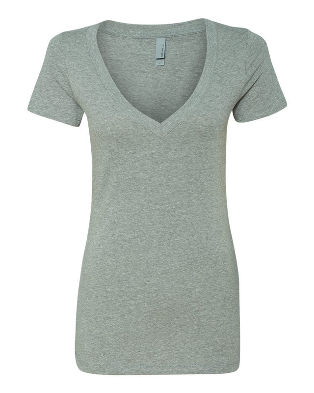 Next Level Women’s CVC Deep V-Neck T-Shirt