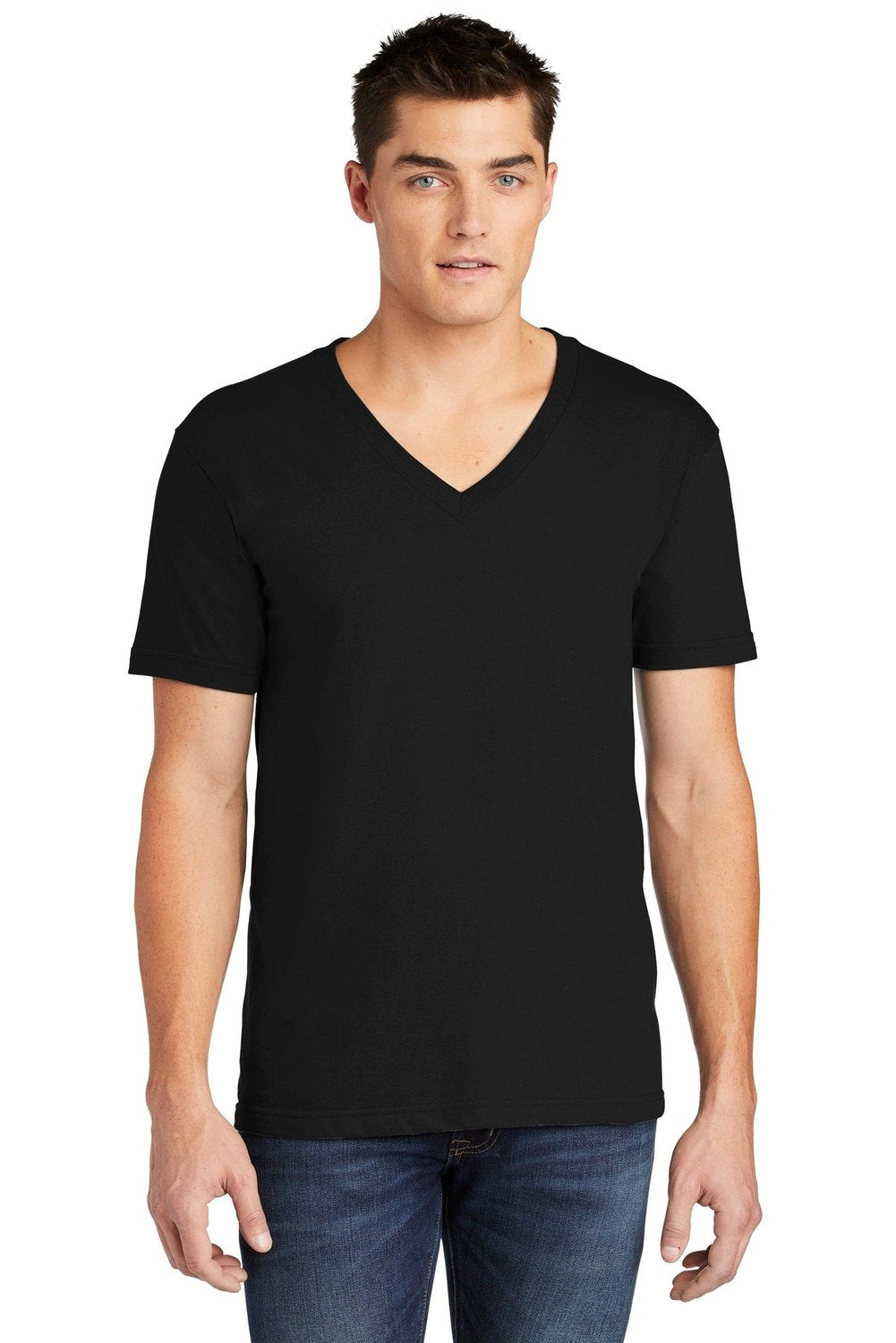 American Apparel Men's Fine Jersey V-Neck T-Shirt Mens Apparel Shirts & Tops