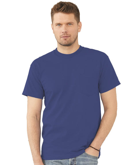Bayside Men's USA-Made T-Shirt with a Pocket Bayside