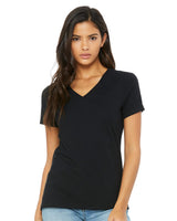 BELLA + CANVAS Women's Relaxed Jersey V-Neck Tee BC6405