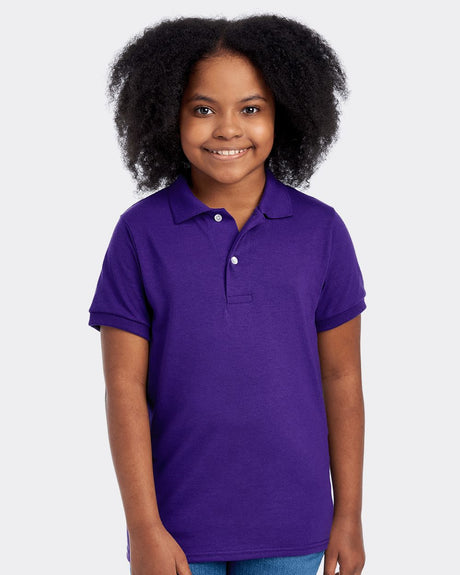 Jerzees Youth SpotShield 50/50 Polo JERZEES