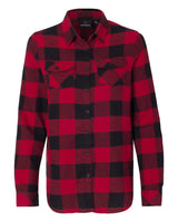 Burnside Women's Yarn-Dyed Long Sleeve Flannel Shirt Burnside