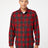 Burnside Men's Snap Front Long Sleeve Plaid Flannel Shirt Mens Apparel Shirts & Tops