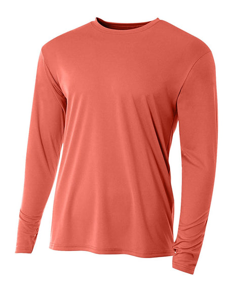 A4 Youth Cooling Performance Long Sleeve T-Shirt A4