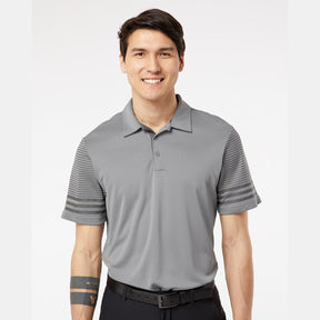 Adidas Men's Striped Sleeve Polo