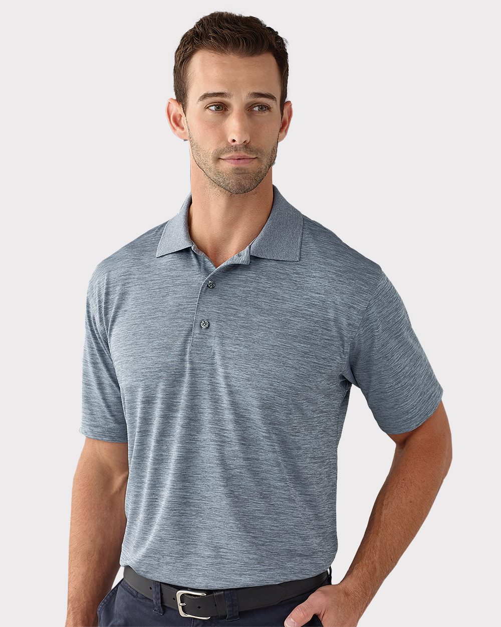 Paragon Men's Dakota Striated Heather Polo