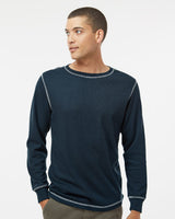 J. America Men's Vintage Thermal Long Sleeve T-Shirt J. America