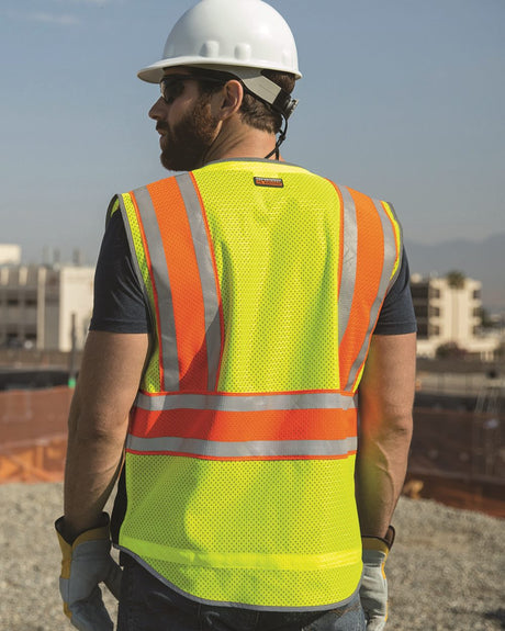 Kishigo Men's Premium Brilliant Series Ultimate Reflective Vest Kishigo