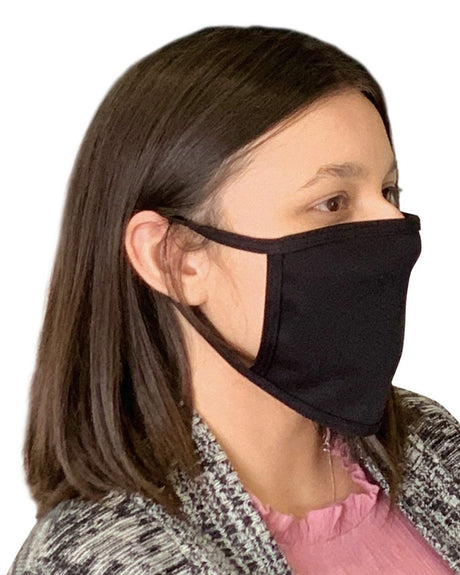 Bayside USA-Made 100% Cotton Face Mask - 25 Pack Bayside