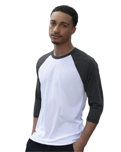 American Apparel Men's Raglan Three-Quarter Sleeve Tee