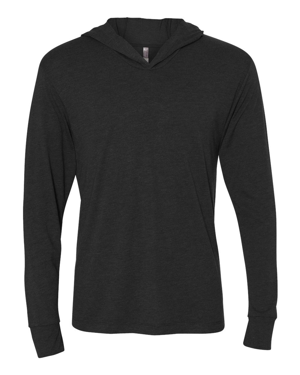Next Level Men's Triblend Hooded Long Sleeve Pullover T-Shirt
