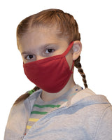 Bayside Youth USA-Made 100% Cotton Face Mask