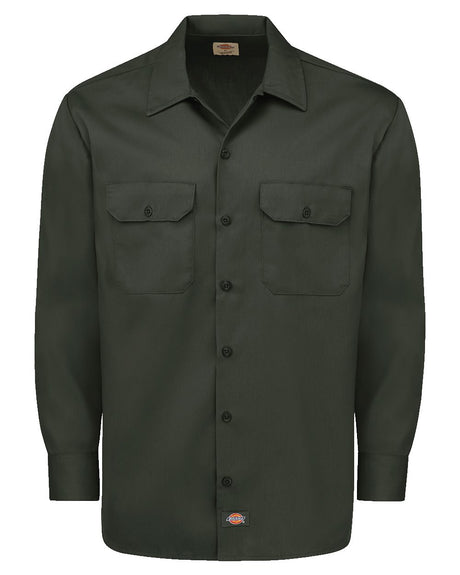 Dickies Men's Long Sleeve Work Shirt Corporate Apparel Shirts & Tops