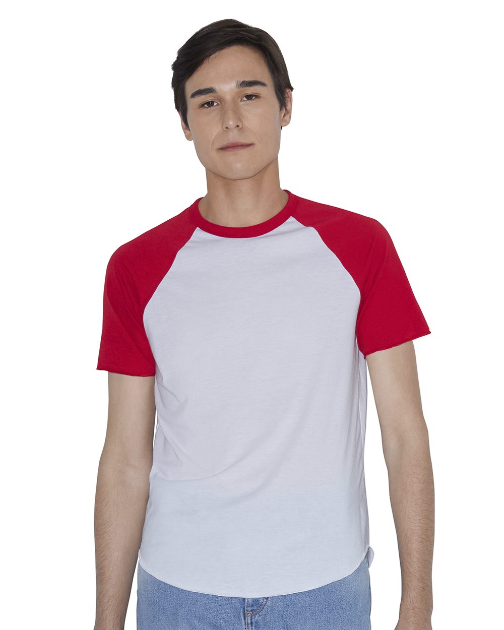 American Apparel Unisex Poly/Cotton Raglan Tee American Apparel