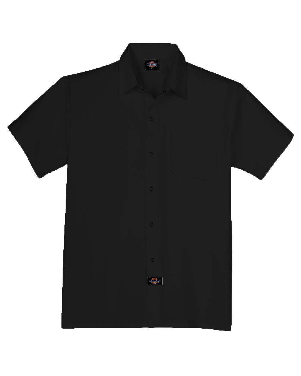 Dickies Men's Poplin Cook Shirt with Chest Pocket Dickies